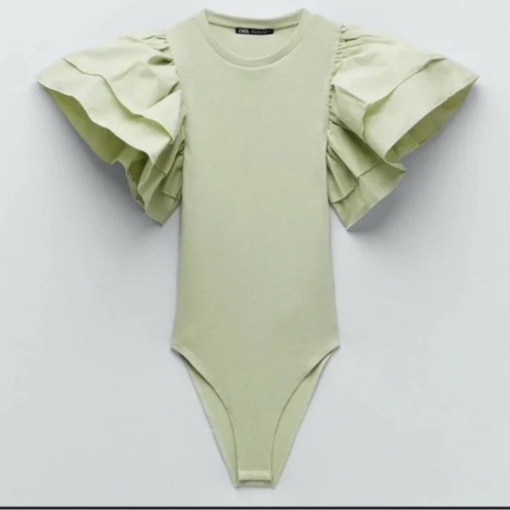 Zara Ruffle Bodysuit